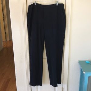Cute navy work slacks straight leg size 16